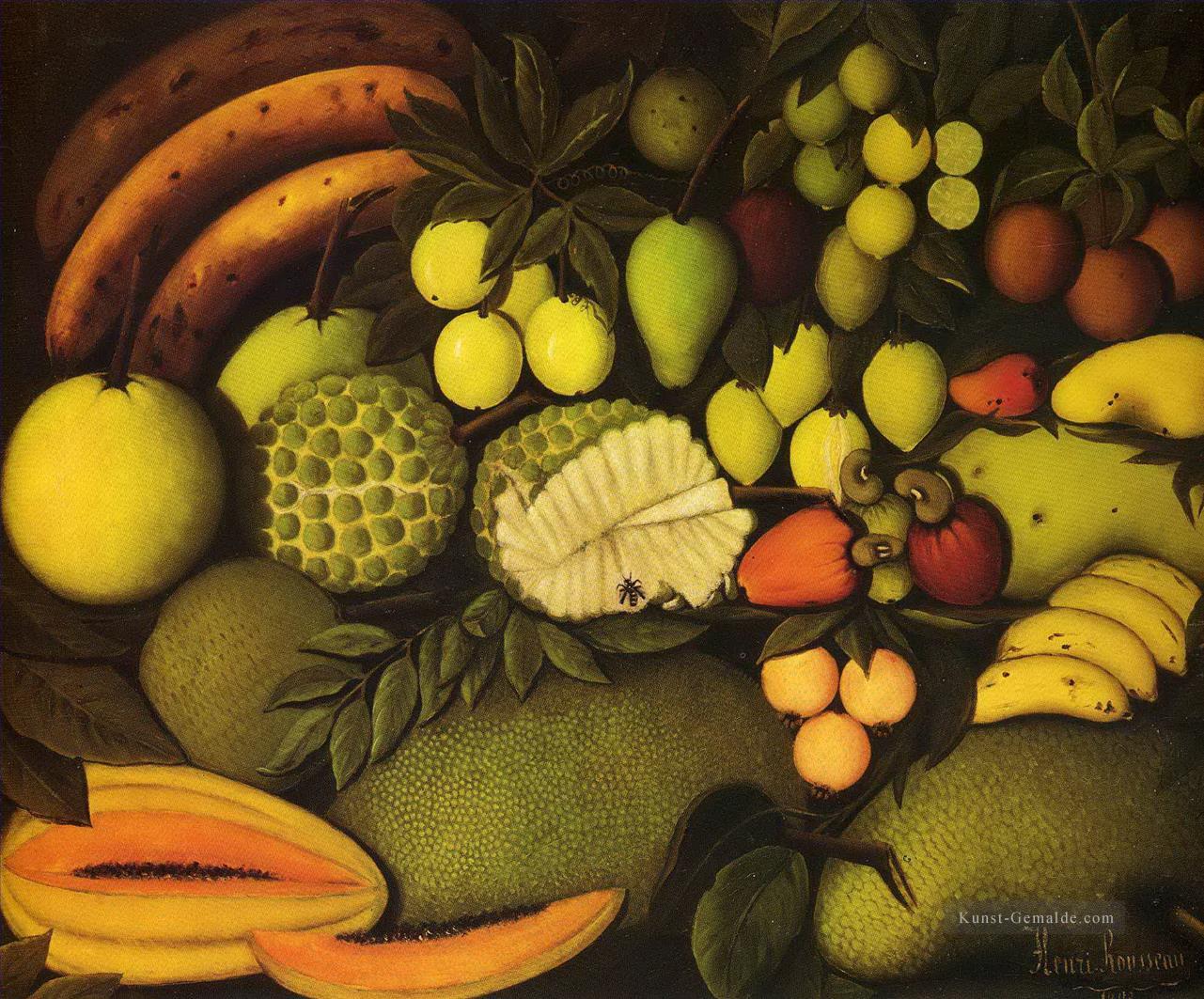 Früchte Henri Rousseau Post Impressionismus Naive Primitivismus Ölgemälde
